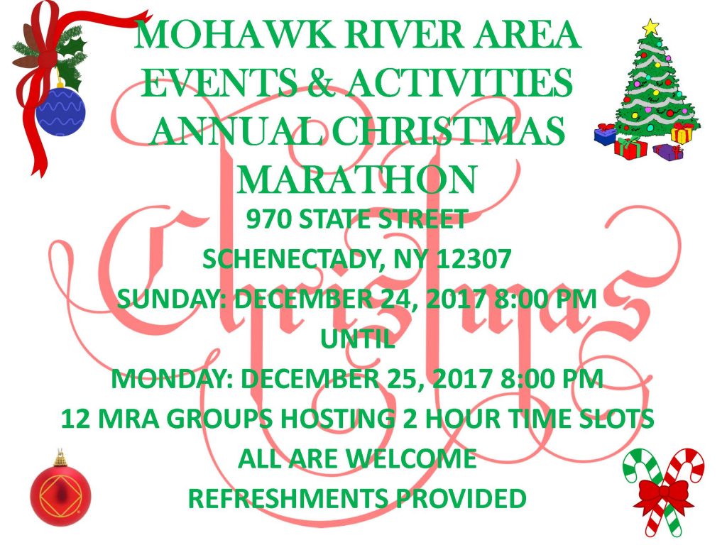 Christmas Marathon // MRA E&A