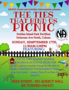 The Ties That Bind Us Picnic @ Peebles Island Park Pavilion | Cohoes | New York | United States