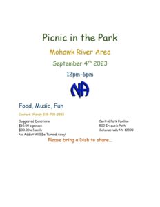 Picnic In the Park - Mohawk River Area @ Central Park Pavilion | Schenectady | New York | United States