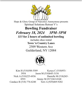 Bowling Fundraiser - Spiritual Solutions Retreat V @ Town ‘n Country Lanes | Guilderland | New York | United States
