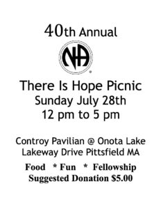 There is Hope Picnic 40th Anniversary @ Controy Pavilion at Onota Lake | Pittsfield | Massachusetts | United States