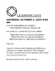 Learning Day @ Knownville Church | Albany | New York | United States
