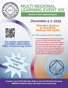 MULTI REGIONAL LEARNING EVENT XIX @ Sheraton Nashua | Nashua | New Hampshire | United States